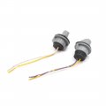 Uxcell 2pcs T20 2-wires Harness Socket Car Brake Turn Signal Light Extension Connector