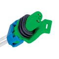 Connectors For Buick Allure Lacrosse 2005009 Ambient Air Temperature Sensor 2 Female Terminal 2 Wire Blue Oval Shape 