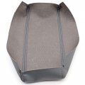 Secosautoparts Leather Center Console Lid Armrest Cover Compatible With Toyota Prius 2004-2009 Gray