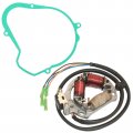 Caltric Stator And Gasket Compatible With Suzuki Lt250r Quadracer 250 2x4 1985 1986 