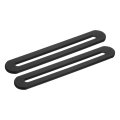2pcs Adjustable Flat Mending Plate Support With Slot 4 33 X 0 75 Inch Stainless Steel Slotted Straight Brace Brackets For 