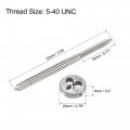 Uxcell 5-40 Unc Tap And Die Set Hss Machine Thread With Round Threading Right Hand
