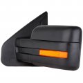 Aintier Towing Mirror Compatible With 2007-2014 Ford For F-150 Series Truck Pickup Tow Manual Adjusted No Heated Turn Signal