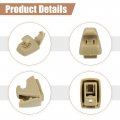 Uxcell Sun Visor Support Clip Retainer No 95994975 For Chevrolet Cruze 2011-2016 Holder Bracket Hanger 95994976 Plastic Beige