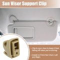 Uxcell Sun Visor Support Clip Retainer No 95994975 For Chevrolet Cruze 2011-2016 Holder Bracket Hanger 95994976 Plastic Beige