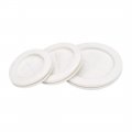 Flyshop 4-pack 22 Mm 7 8 Drill Hole Grommet 18 45 64 Id Double-sided Synthetic Rubber Plug Wire Protection Round White