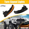 X Autohaux Mirror Turn Signal Light For Toyota Tacoma Highlander Rav4 Mk3 N300 81740-58010 81730-58010 Sequential Smoked Lens