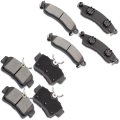 Brake Pad Sets 8pcs Ford For Mustang 1994-2001 2003-2004 D412 D627 