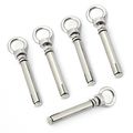 Stainless Steel Ring Lifting Expansion Eyebolts M6x70mm 5 Pack For Concrete And Masonry Grade 304 Rust Protection 