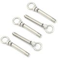 Stainless Steel Ring Lifting Expansion Eyebolts M6x70mm 5 Pack For Concrete And Masonry Grade 304 Rust Protection