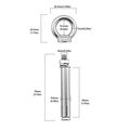 Stainless Steel Ring Lifting Expansion Eyebolts M6x70mm 5 Pack For Concrete And Masonry Grade 304 Rust Protection