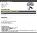 Rear Semi Metallic Brake Pads And Rotor Kit 5 Lug Compatible With 2009-2013 Subaru Forester
