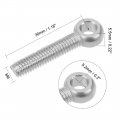 Uxcell M6 X 30mm Machinery Shoulder Swing Lifting Eye Bolt 304 Stainless Steel 5pcs
