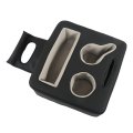 3 54-3 94inch Wide Black Car Cup Holder Back Seat Couch Sofa Storage Boat Tray Organizer 