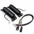 Httmt- Rear Black Auxiliary Red Yellow Led Brake Taillight With Clear Lens Compatible Flhtcu Flhtcul Flhtk Flhtkl Fltru P N