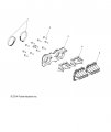 Polaris Snowmobile Reed Valve Assembly Genuine Oem Part Qty 1