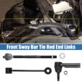 6 Pcs Front Sway Bar Links Inner Outer Tie Rod Ends For Jeep Commander 2006-2010 Grand Cherokee 2005-2010 Suspension Kit