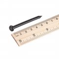 Uxcell Hardware Nails Carbon Steel Point Tip Wall Cement Nail 60mm 2 4 4mm Rod Dia Black 50pcs