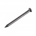 Uxcell Hardware Nails Carbon Steel Point Tip Wall Cement Nail 60mm 2 4 4mm Rod Dia Black 50pcs