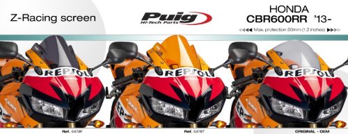 Puig 6478f Dark Smoke Racing Screen