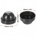 X Autohaux 2pcs 100mm Car Rubber Housing Seal Caps Headlight Dust Cover Waterproof Dustproof