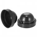X Autohaux 2pcs 100mm Car Rubber Housing Seal Caps Headlight Dust Cover Waterproof Dustproof