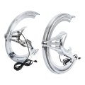 Tcmt Brake Rotor Covers Led Light Clear Lens Fit For Honda Goldwing Gl1800 2018-2025