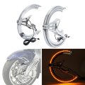 Tcmt Brake Rotor Covers Led Light Clear Lens Fit For Honda Goldwing Gl1800 2018-2025