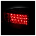 Acanii For 1997-2003 Pontiac Grand Prix Red Clear Led Tail Lights Brake Lamps Pair Driver Passenger Side Replacement