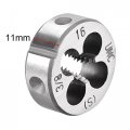 Uxcell 3 8-16 Unc Round Die Machine Thread Right Handing Alloy Tool Steel Screw Thread Cutting 2pcs