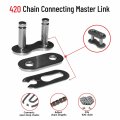 Alveytech 420 Chain Connecting Master Link For 4 Wheeler Mini Dirt Pit Pocket Bike Go-kart Quad Atv And Scooter By Coleman