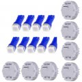 Stepper Motors X27 168 Instrument Repair Speedometer Gauge Cluster With Blue T5 Wedge Bulbs 7 Motor Kit 9pcs 