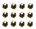 Generic Brass 1 4 Od Tube Comperssion Fitting Dot Air Brake Sleeves Ferrules Pack Of 50 Pcs