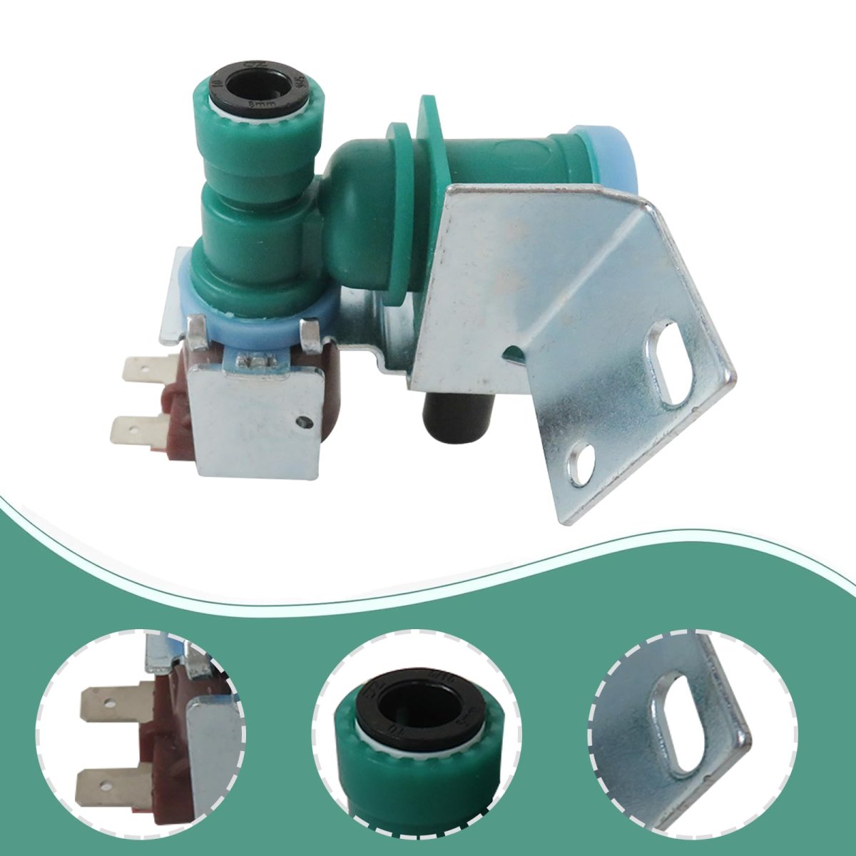 W10238100 W10498992 Refrigerator Water Inlet Valve For Whirlpool Wrf560sehv03 Wrf560sehw01 Wrf560sehw02 Wrf560sehw03