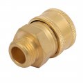 Uxcell M18 Male Thread Cleaning Machine Pressure Washer Pipe Quick Coupler Connector