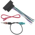 Car Stereo Wiring Harness Antenna Adapter Kit Fit For Jeep Compass 2018-2020 No Factory Premium Amp 