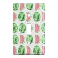 Wacky Watermelons Summer Pattern Plastic Wall Decor Toggle Light Switch Plate Cover