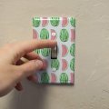 Wacky Watermelons Summer Pattern Plastic Wall Decor Toggle Light Switch Plate Cover 