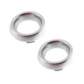 Fog Light Cover Pair For Dodge Durango 2014 To 2020 Inner Trim Silver Platinum Replacement Ch1038183 And 6ch57sz7aa 