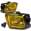 Auto Dynasty For Honda Civic Headlight Chrome Bumper Fog Light Amber Lens 6th Generation Ej Em Ek D16