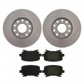 A-partrix Rear Disc Brake Pads And Rotors Kit Fits Seat Altea Leon Toledo 2006 2007 2008 2009 2010 