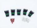 Cnkf 5 Sets Gm Haltech Map Type 3 Pin Female Weatherpack Waterproof Auto Connector Includes Terminals And Seals 12015793