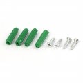 Uxcell Glass Shelf Bracket Adjustable Stainless Steel Door Cabinet Clamp Clip Holder Half Round For 10-12mm Thickness 5pcs