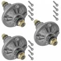 Caltric 3 Spindle Assemblies Compatible With John Deere La145 La150 La155 La165 285-851 82-359