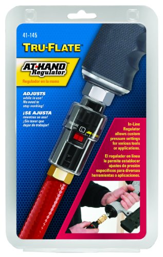 41-145 At Hand In Line Air Tool Regulator 1 4 Fnpt Threads 40 140 Psi Operating Outlet Pressure And 150 To 400 Supply