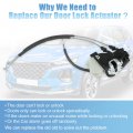 X Autohaux Rear Left Side Door Lock Actuator Motor For Hyundai Santa Fe Xl 2013-2019 Sport 2013-2018 81410-2w000 81410-b8000