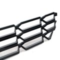 Lower Bumper Grille Skin Guard Snap On Insert For Chevy Silverado 1500 2016 2017 2018 Black Abs Front Radiator Protector