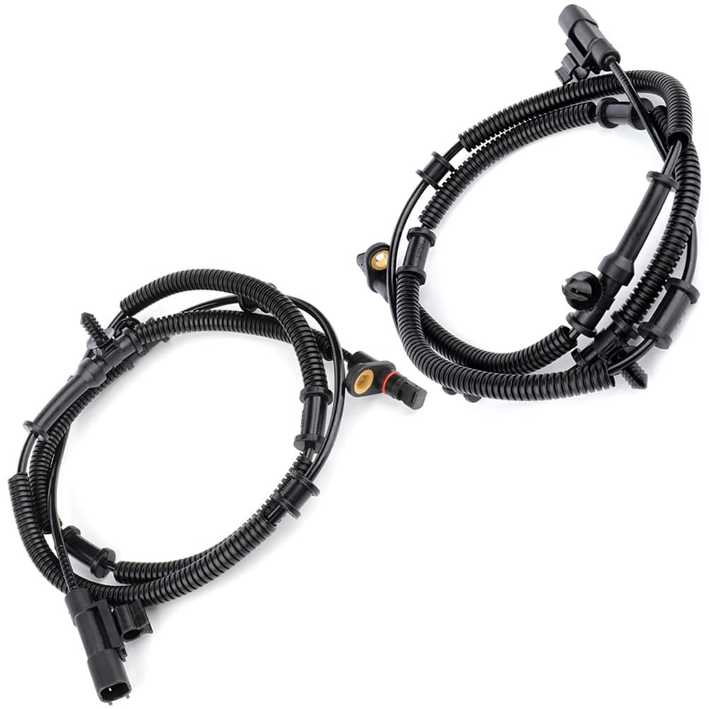 Abs Wheel Speed Sensor 2 Piece Set Left Right Rear For 2008-2011 Chrysler Town And Country Dodge Grand Caravan Volkswagen