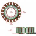 Caltric Stator Compatible With Honda Vt1100c2 Shadow Sabre 2000-2007