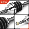 A-premium Cv Axle Shaft Assembly Compatible With Honda Foreman 450 1998 1999 2000 2001 2002 2003 2004 Front Left Driver Side